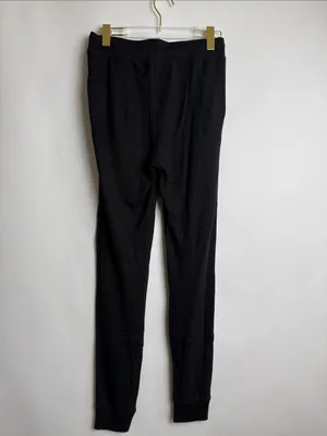 Z Supply Jill Marled Black Joggers Knit Pants Drawstring Lounge Size Small thumbnail 7