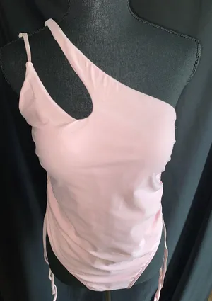 Baby Pink Cheeky Bikini thumbnail 2