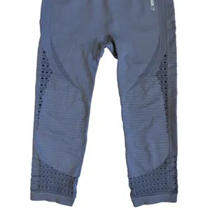 Gymshark Energy+‎ Seamless Cropped Leggings Steel Blue High Waist Womens Size M thumbnail 2