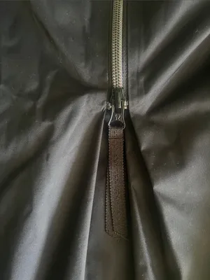 Lululemon fully waterproof rain jacket sz 4 with hidden hood thumbnail 5