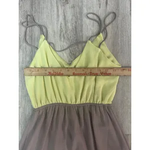 Lulus Exclusive By Your Side Yellow Color Block Maxi Dress Size XS thumbnail 6