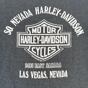 Rare Vintage 80s Harley Davidson Southwestern Grey Las Vegas Graphic Sweatshirt thumbnail 6