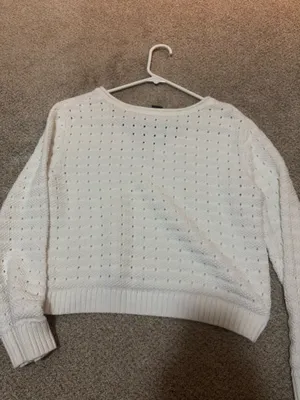Roxy white sweater knit XS/s thumbnail 5
