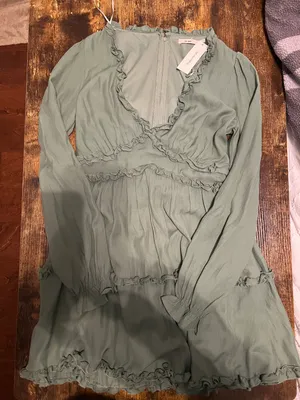 Francesca's Green Boutique Dress thumbnail 1