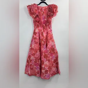 Aje Enchanted Floral Plunge Midi Dress AU4/US0 thumbnail 8