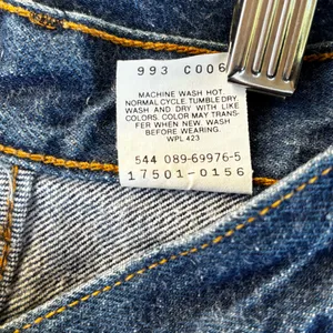 Vintage Levi’s 501 Women’s Size 1 Black Suede Front Panels 80s Button Fly USA thumbnail 9