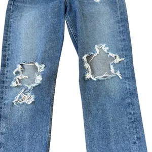 Citizens of Humanity Charlotte High Rise Straight Jeans Soiree Wash Distressed thumbnail 6