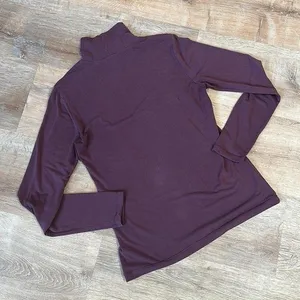 ATHLETA | Women's Essential Athletic Winter Turtleneck in Decadent Chocolate,‎ S thumbnail 5