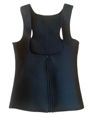 Waist Trainer Black Zip Up thumbnail 1