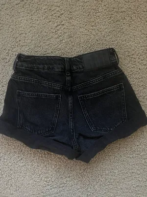 Black Jean Shorts thumbnail 2