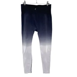 Zyia Black‎ and White Ombre Performance High-Rise 7/8 Leggings Medium Athletic thumbnail 2