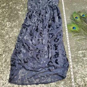 Lucky Brand Floral Velvet Midi‎ Dress thumbnail 8