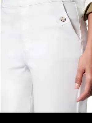 Women's Spanx Twill Cropped Wide Leg Pant. Size Medium thumbnail 3