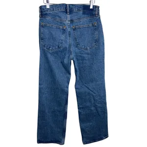 Abercrombie & Fitch 90s Relaxed Jean High Rise Blue Denim Jeans Womens Size 27 S thumbnail 2