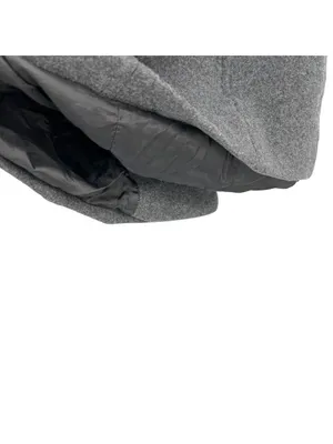 Babaton Connor Button-up Wrap Coat Funnel Neck Size XS Gray Wool-Blend Belted thumbnail 11