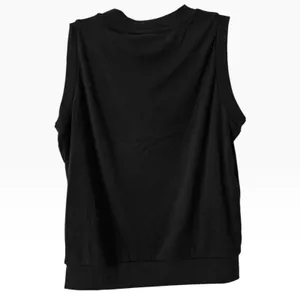 NWT OGL Sandwashed Crew Neck Tank Top Black Size Small thumbnail 3