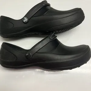 Crocs Black Mercy Slip On Slip Resistant Chef/Medical Work Shoes Women's Size 11 thumbnail 12