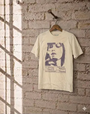 taylor swift midnights tee !! oct 21 2022 concert style graphic 13 tracks thumbnail 2