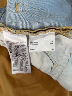 Levi's 501 Light Blue Denim High Waist Cutoff Shorts thumbnail 9
