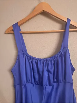 ASOS Royal‎ Blue Maxi Slip Dress thumbnail 2