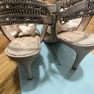 Antonio Melani Haelee Rhinestone Dress Sandals with box Size 7.5 thumbnail 10