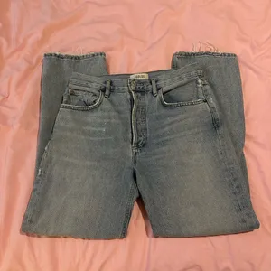Agolde Ripley High-Rise Straight-Left Jeans in Riptide 26” thumbnail 3