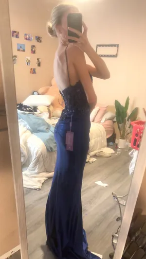 Prom dress Blue Size XS thumbnail 2