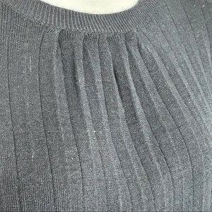 Cliché Navy Cream Colorblock Bell Sleeve Sweater Small Wool Blend Preppy Retro thumbnail 9