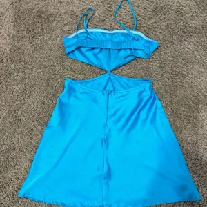Princess Polly Audrey Cutout Mini Dress Blue thumbnail 4