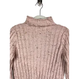 Madewell mock neck wool‎ pink sweater thumbnail 2