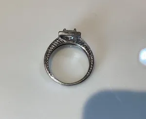 Silver Tine Crystal Ring thumbnail 5