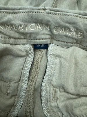 American Eagle Stretch High-Rise Kick Boot Khaki Pants Size 10 thumbnail 4