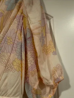 Ba&sh Noam floral print mini dress in a pastel colorway size 1/s‎ thumbnail 6
