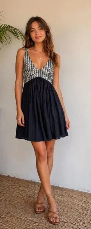 Ladakh Anthropologie Trapeze Dress Size 4 thumbnail 1