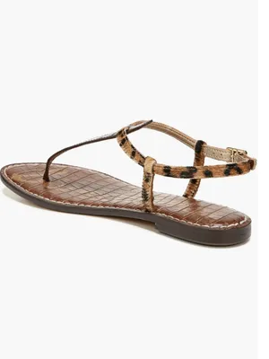 NEW Sam Edelman Gigi Sandal 7.5 M, CYPRUS TAN MULTI Calf Hair Leather thumbnail 3