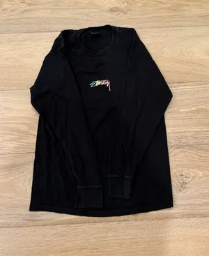Black Long Stüssy Sleeve Shirt thumbnail 1