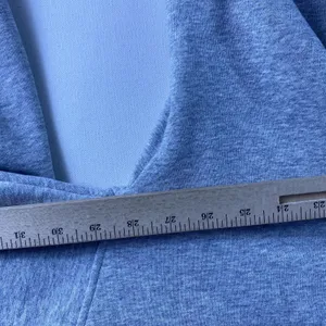 Gentle Herd Hoodie Women's XL Grey Oversized Full Zip Cotton Blend Sweatshirt thumbnail 5