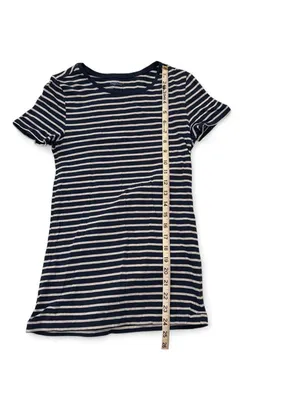 Gap Body cotton navy and white striped t-shirt, vintage Cotton See photos for me thumbnail 6