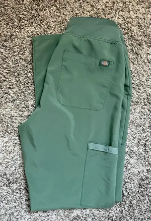 Dickies Scrub Pants Olive Green thumbnail 1