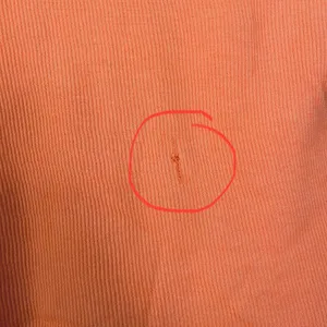 Free People Movement Madeline Crop Tee Shirt Orange Size Medium/Large FLAW thumbnail 4