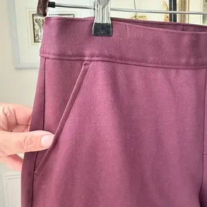 Spanx Air Essentials Wide Leg 20385R Chianti Burgundy Merlot Maroon M thumbnail 3