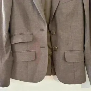 Eddie Bauer Blazer Wool‎ Blend Womens Size 2 Brown Casual Formal Timeless thumbnail 15