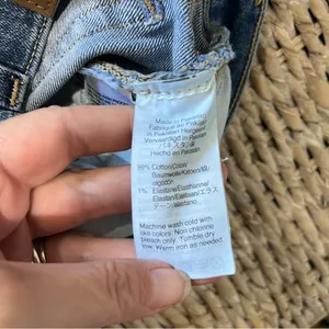 J.Crew Mercantile Jean‎ Shorts 25 Blue Cuttoff Mid Rise Wash Denim Women’s thumbnail 5
