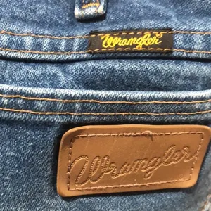 Wrangler blue cut off denim shorts thumbnail 5