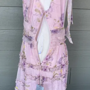 Lulus “Eden” Floral Sleeveless Chiffon Dress - New but Damaged! thumbnail 10