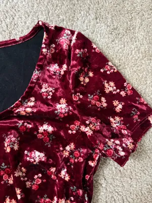 Velvet Forever 21 Crop Top thumbnail 2