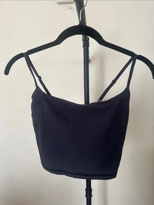 Skims NWT Fits Everybody Cropped Cami in Onyx Black size XS thumbnail 3