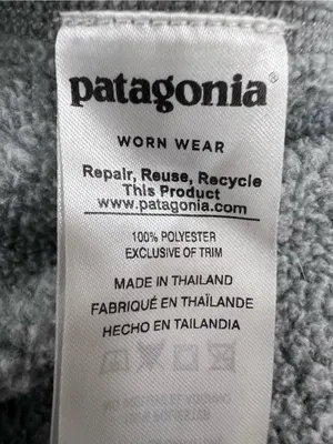 Patagonia Better Sweater Womens Medium‎ Gray Hiking Outdoors 1/4 Zip Gorpcore thumbnail 3