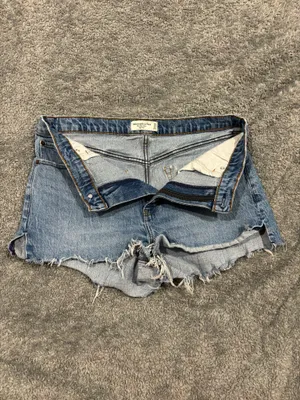 Abercrombie High-Rise Jean Shorts thumbnail 2