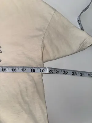 American Eagle Save The Bees Graphic Tee Cream Oversized Short Sleeve thumbnail 9